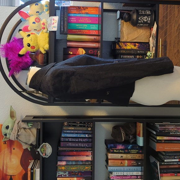 Angled zip motto jacket - Picture 4 of 9